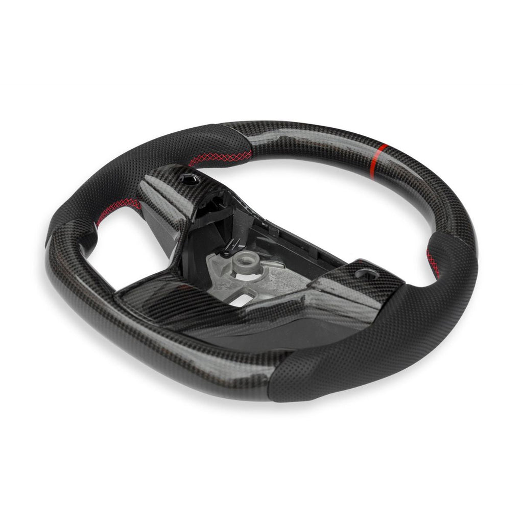 Sport Carbon Fiber Steering Wheel for Tesla Model 3 / Y【Style 25】