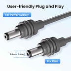 Starlink Mini DC Power Cable Replacement | Waterproof 18AWG | 2M-5M Options