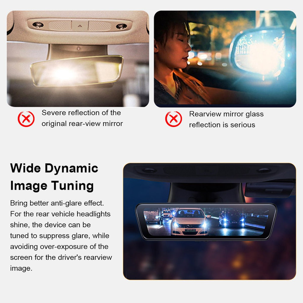 8.9″ Streaming Rear View Mirror Camera for Model 3/Y |