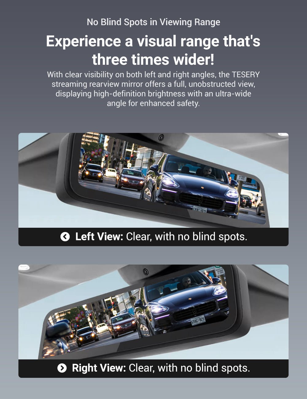 Streaming Rearview Mirror Recorder for Model 3 Highland / Model Y Juniper (HW4.0) |