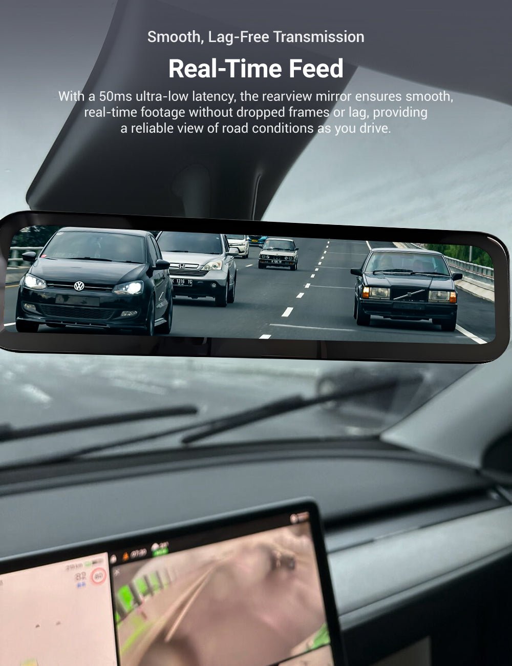 Streaming Rearview Mirror Recorder for Model 3 Highland / Model Y Juniper (HW4.0) |