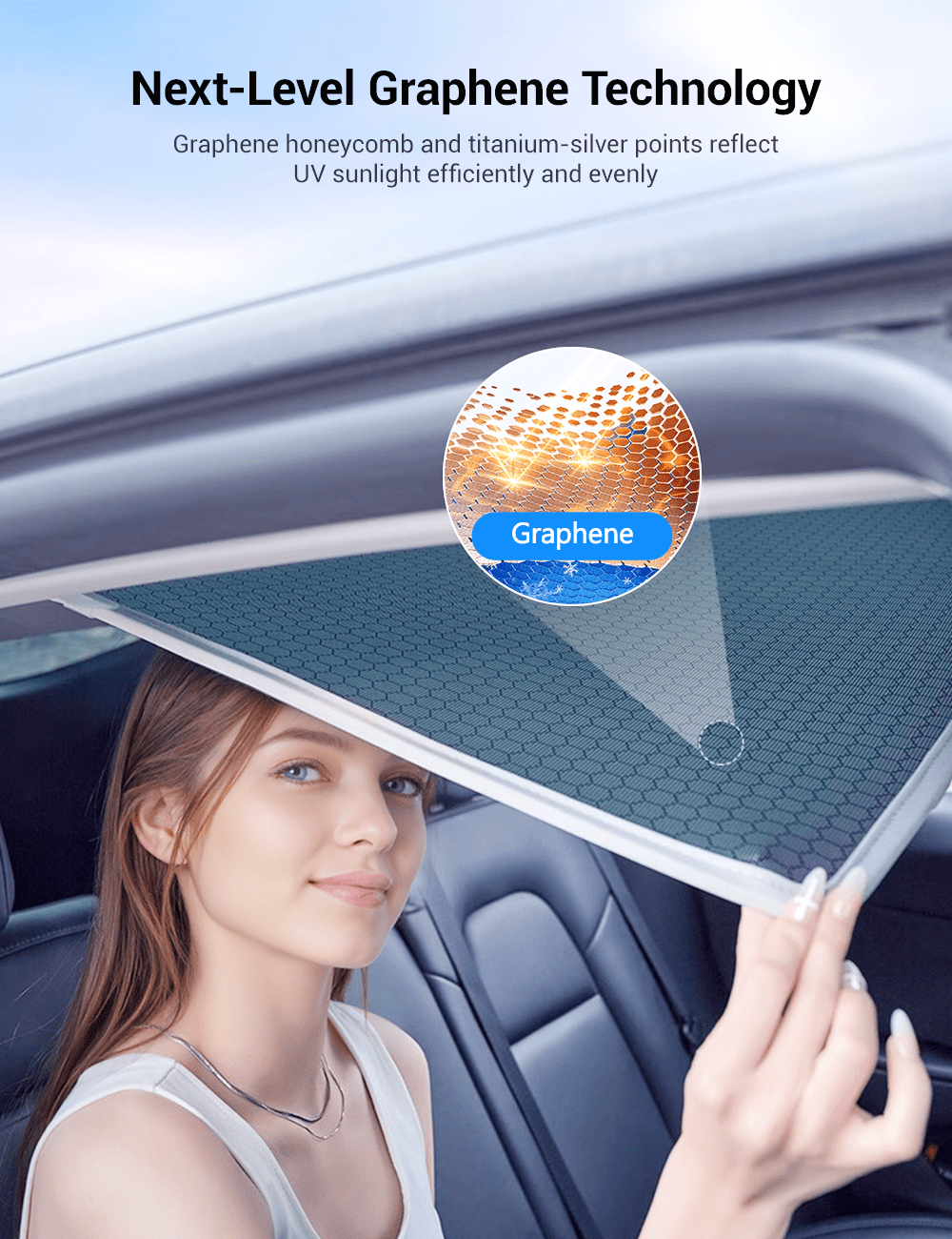 Glass Roof Sunshade for Tesla Model 3 |