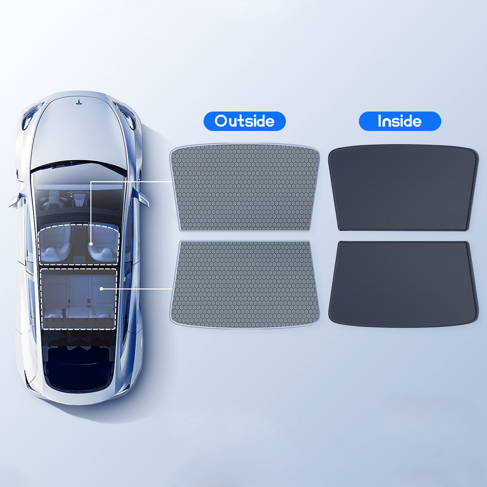 Glass Roof Sunshade for Tesla Model 3 |