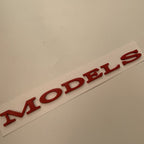 Letter Emblems for TESLA Tailgate | Multiple Colors | 3D ABS