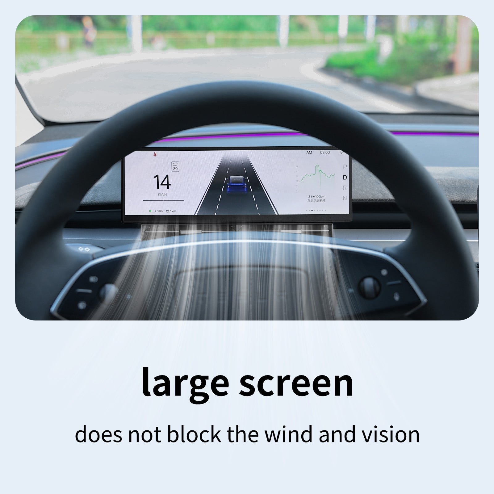 10.88′′ Touch Screen Instrument Cluster Dashboard Display for Model 3/Y