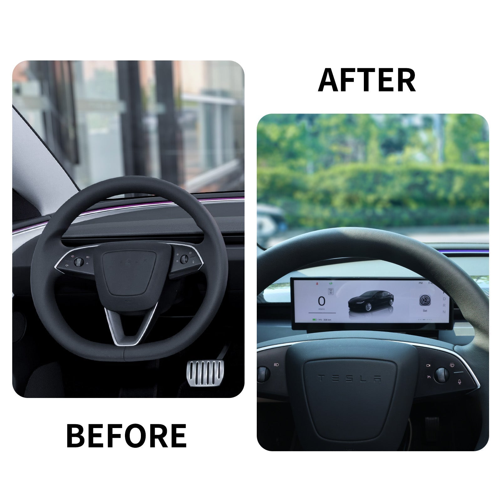 10.88′′ Touch Screen Instrument Cluster Dashboard Display for Model 3/Y