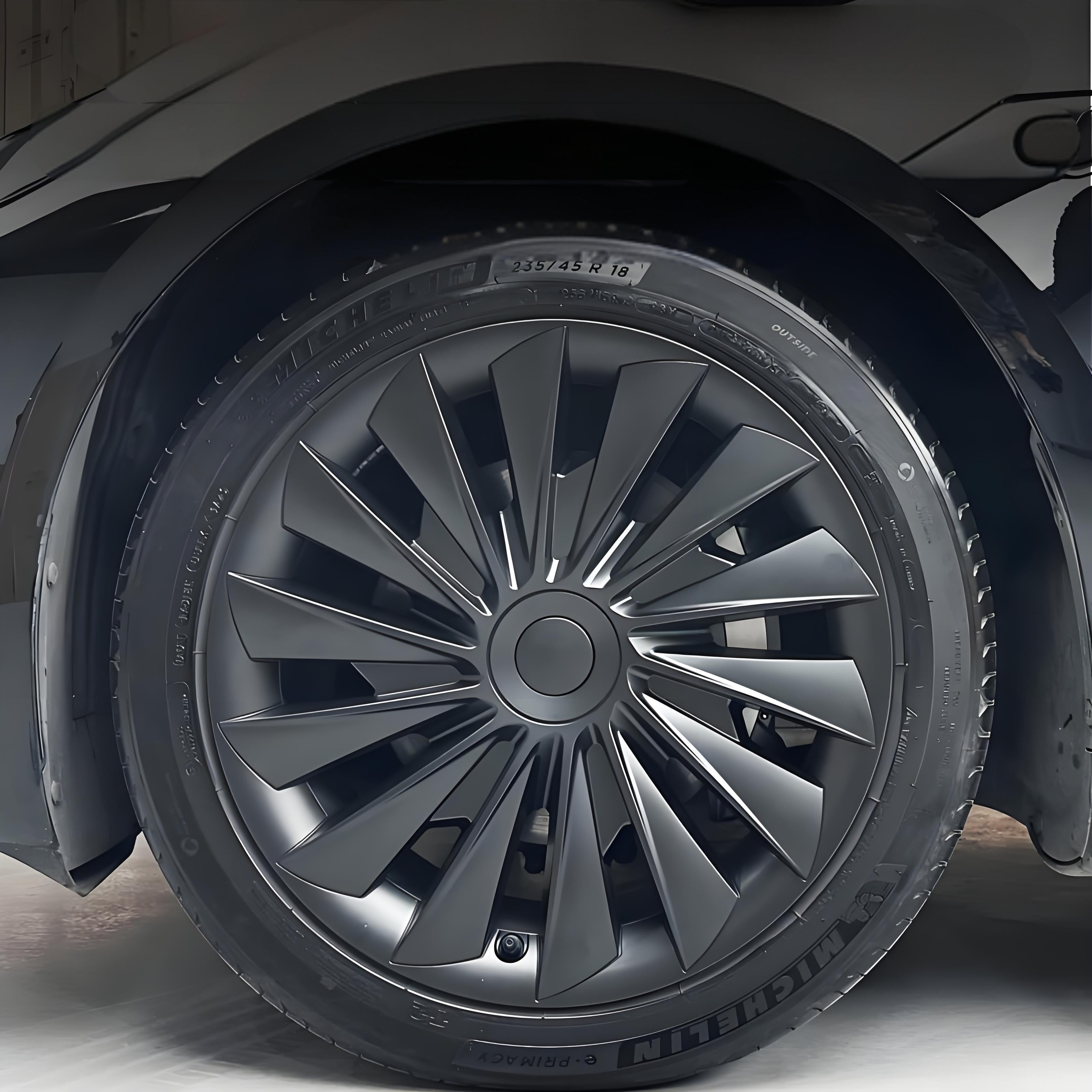 18″ Blade Wheel Cover For Model 3 Highland (4PCS)