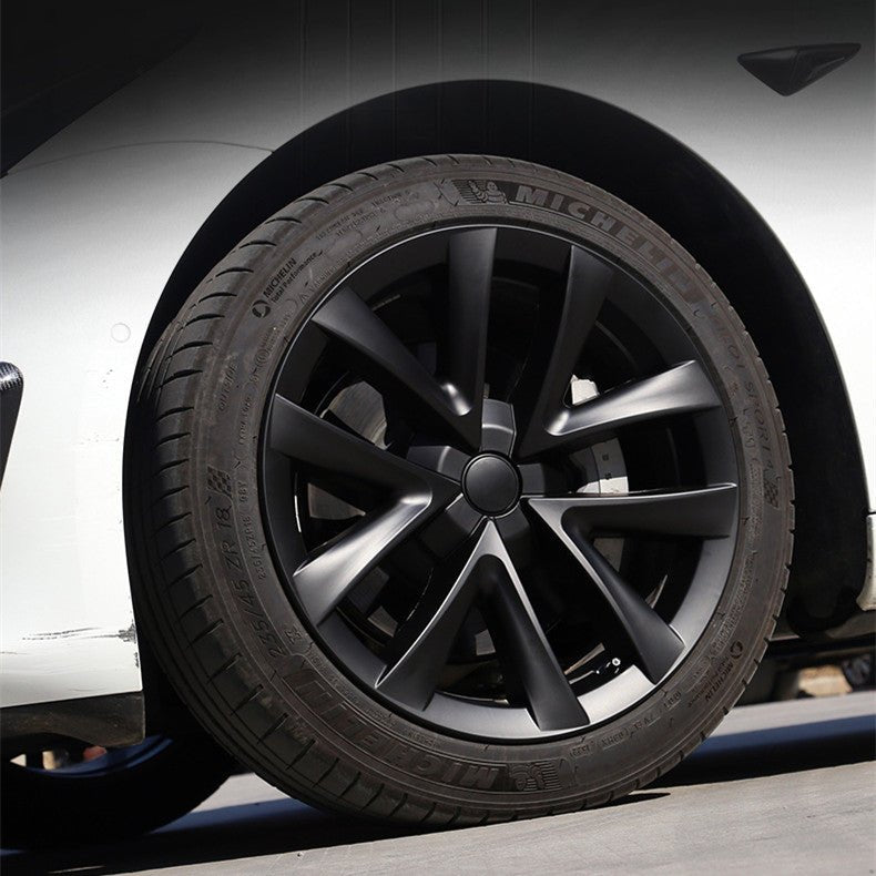 18″ Wheel Caps S Plaid Style for Tesla Model 3 (4PCS)