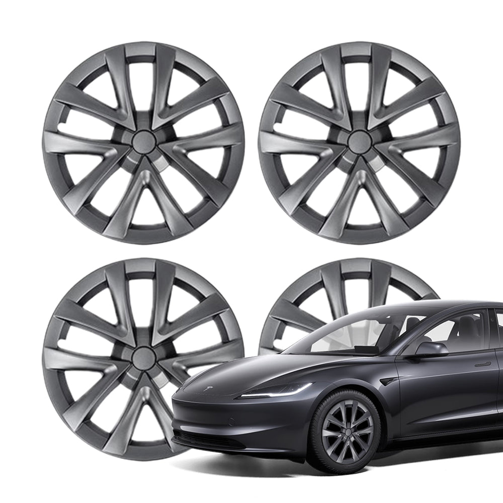 18″ Wheel Caps S Plaid Style for Tesla Model 3 (4PCS)