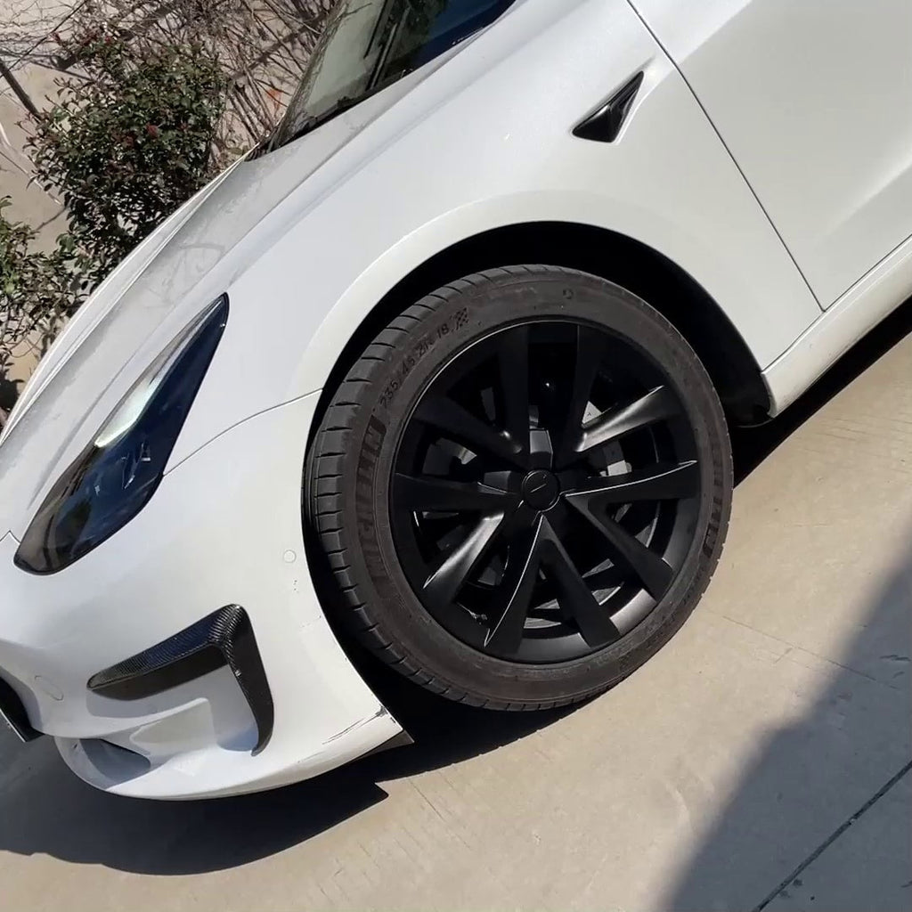 18″ Wheel Caps S Plaid Style for Tesla Model 3 (4PCS)