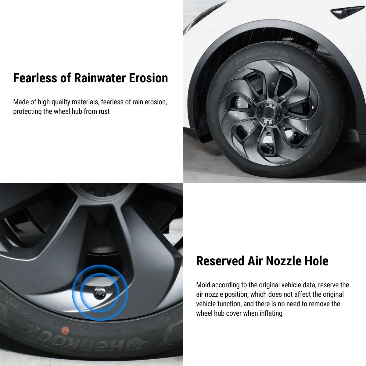 19″ Big Blade Wheel Covers For Model Y (4PCS)