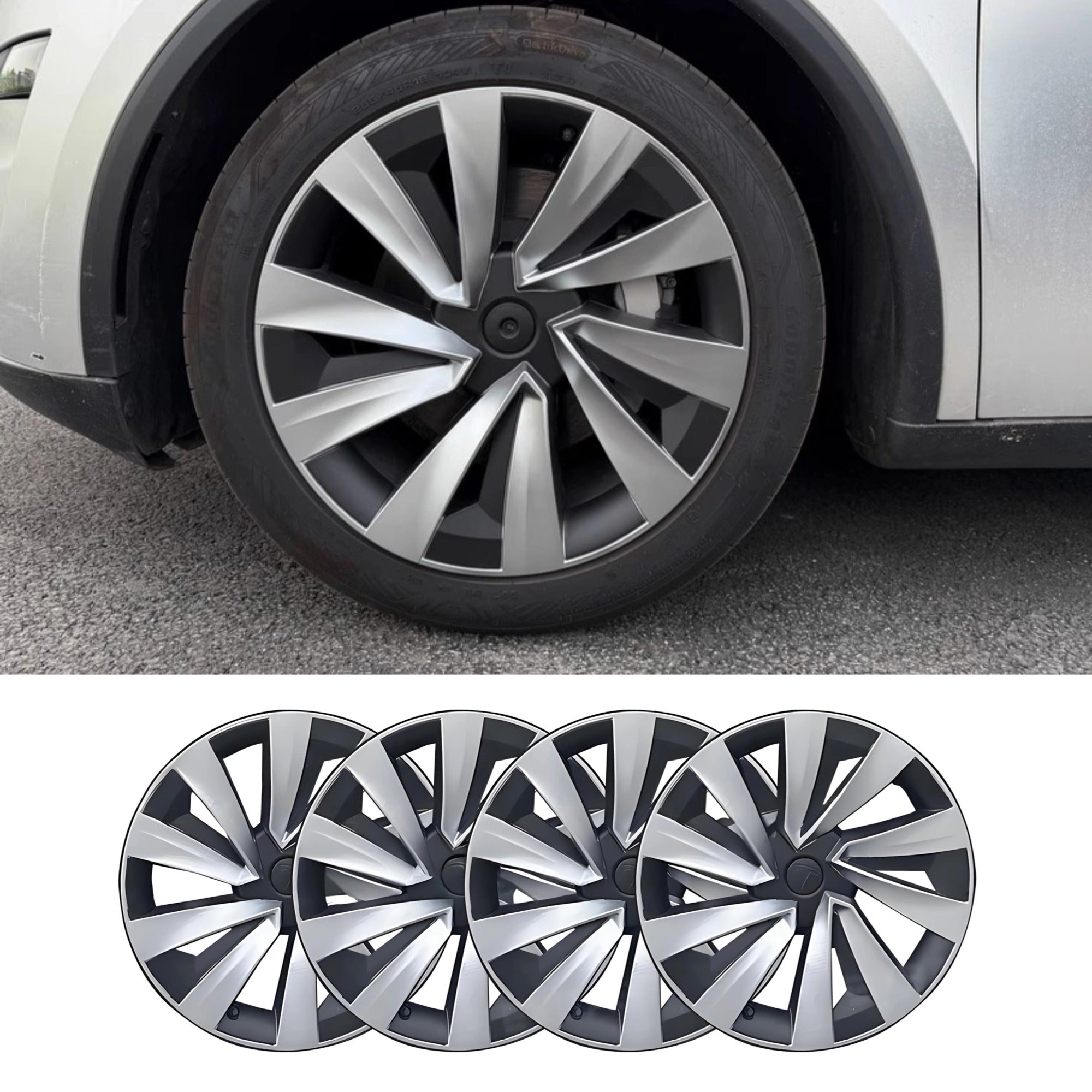 19″ Cyclone Wheel Covers for Model Y Juniper (4PCS)
