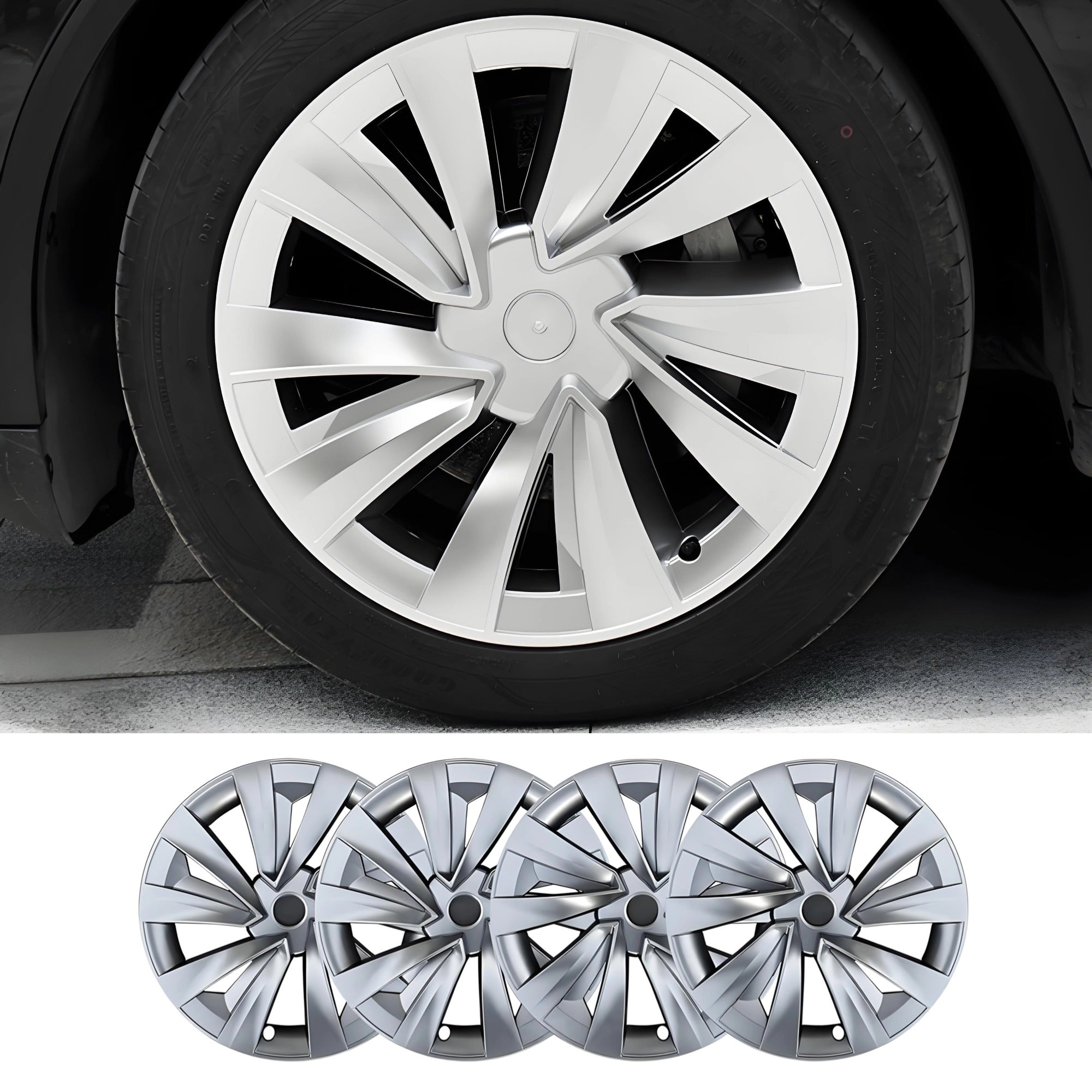19″ Cyclone Wheel Covers for Model Y Juniper (4PCS)