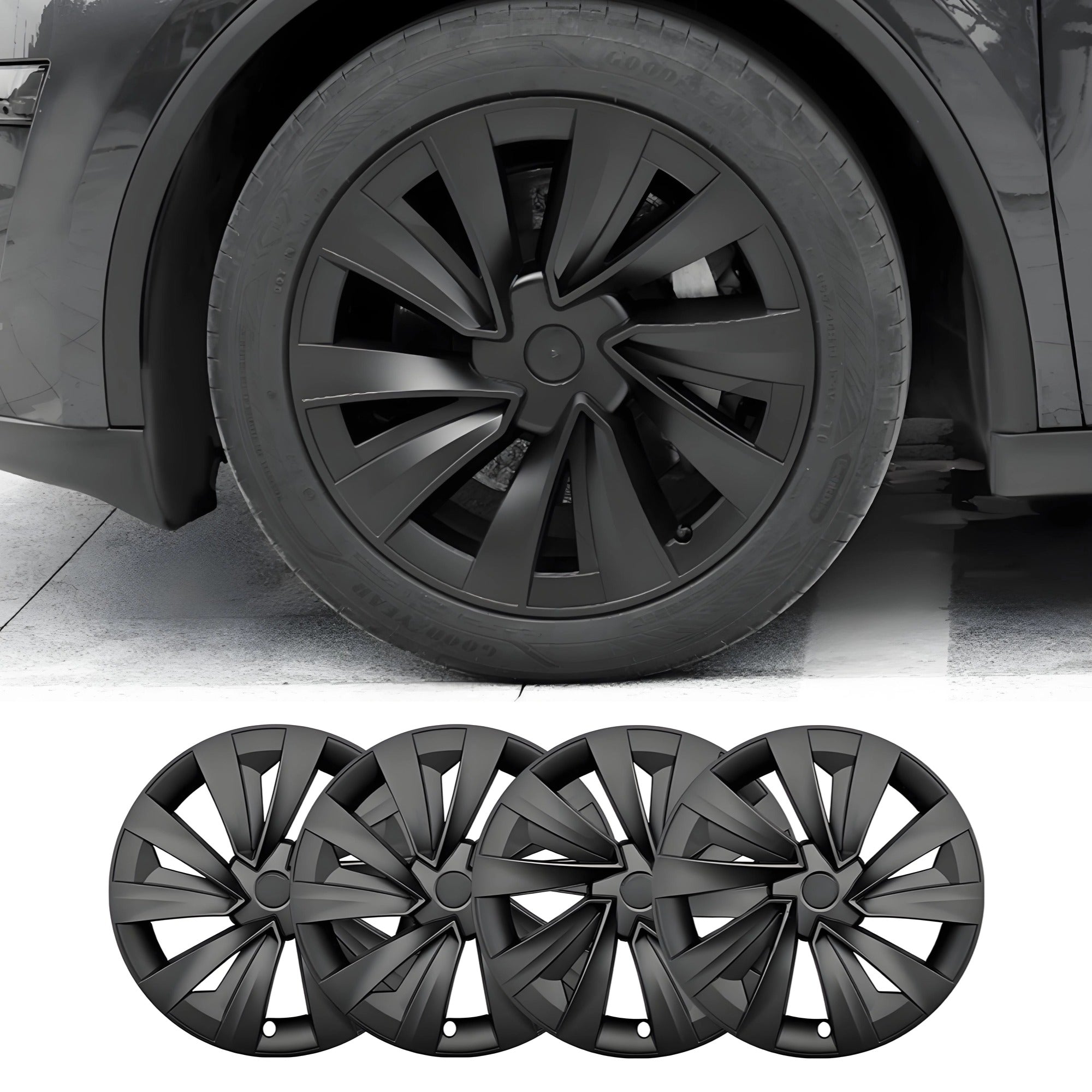 19″ Cyclone Wheel Covers for Model Y Juniper (4PCS)