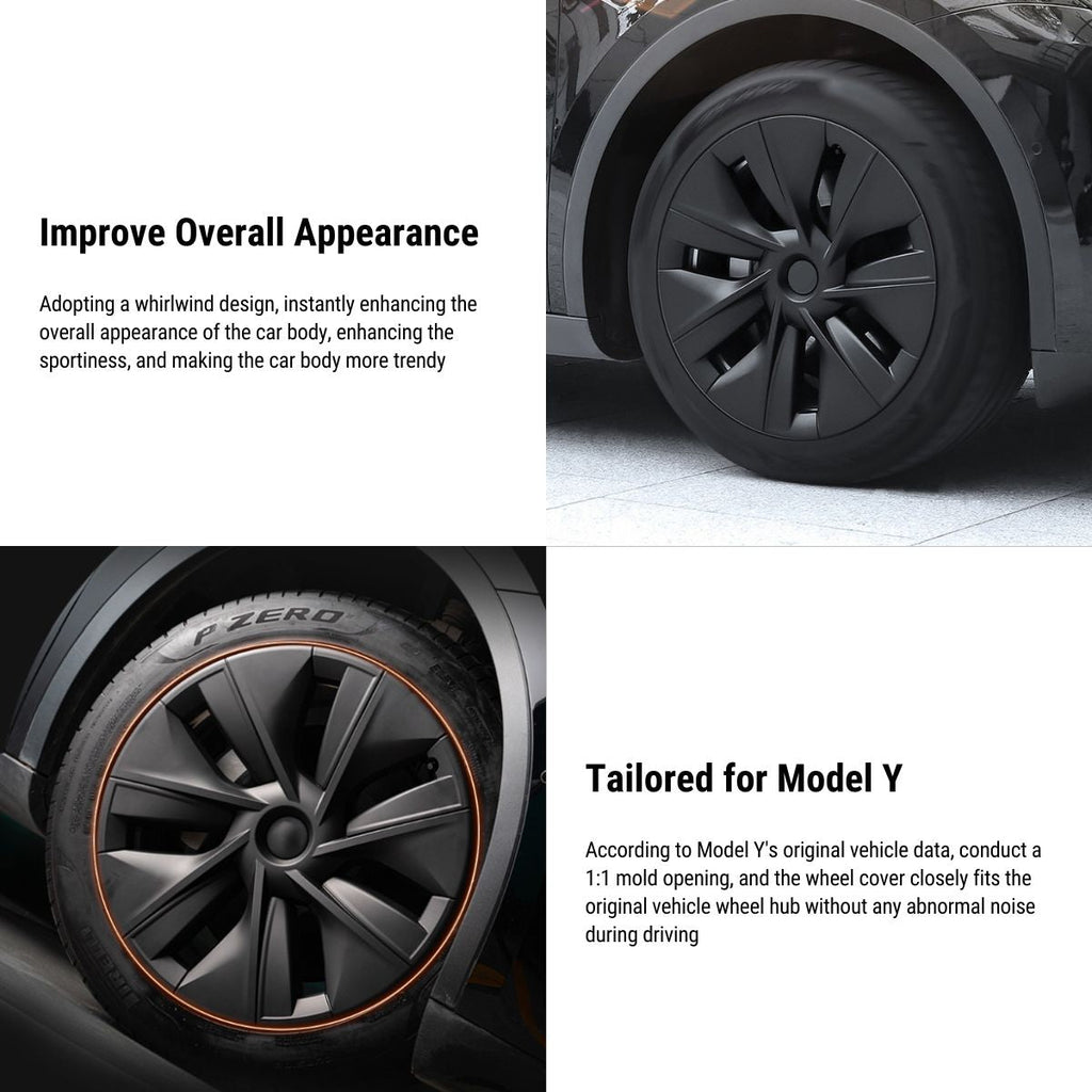 19″ Gemini Dark Wheels Cover for Model Y (4PCS)