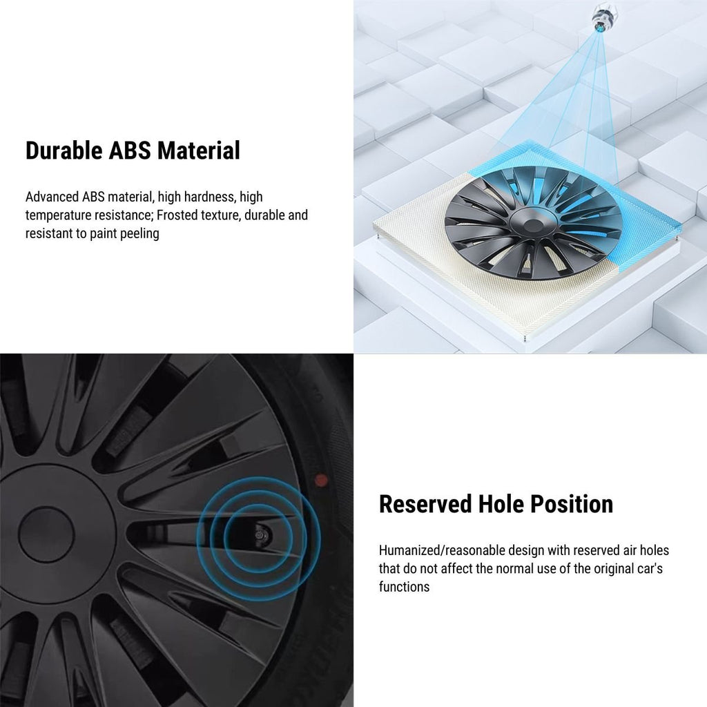 19″ Performance Hub Caps For Model Y (4PCS)