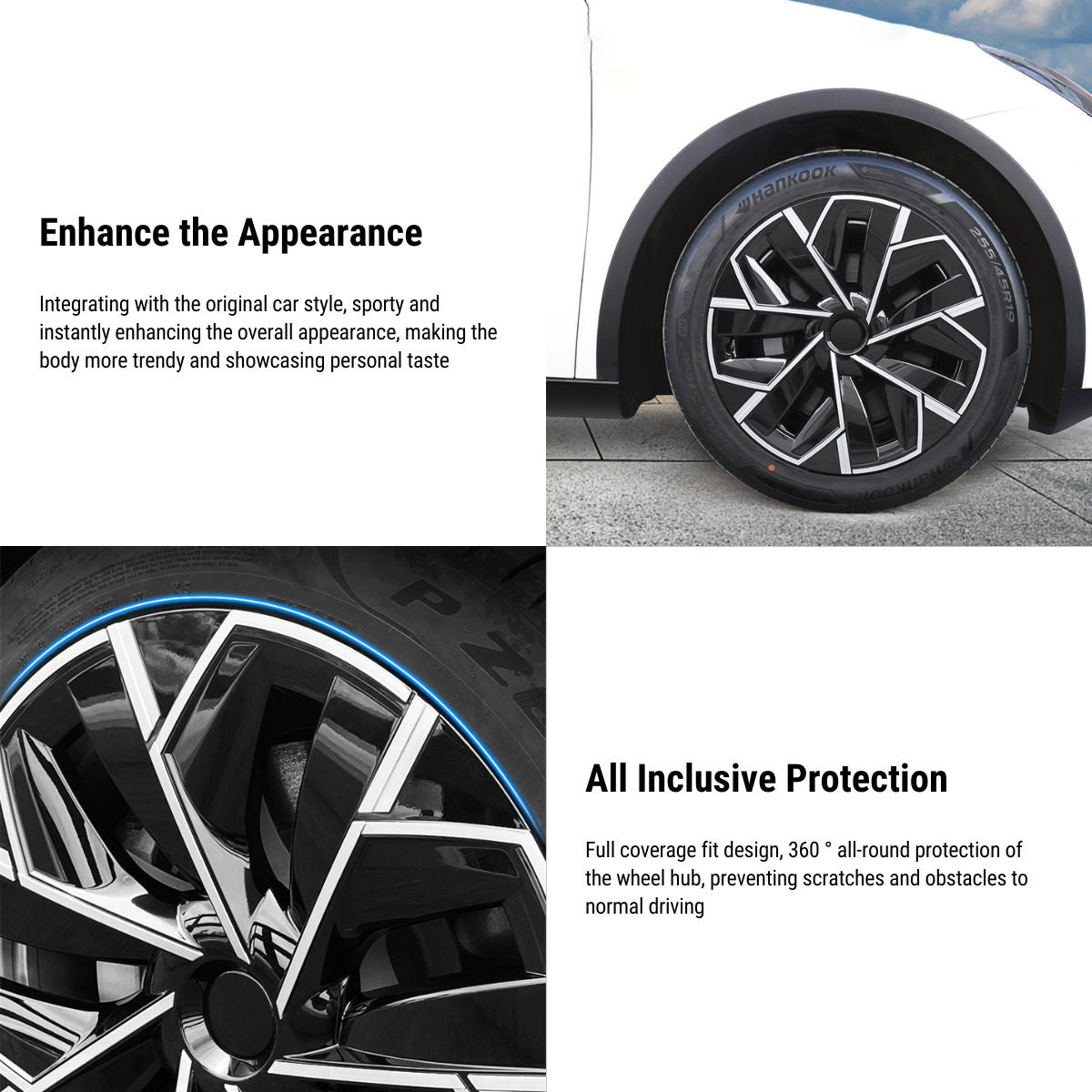 19″ Trinan Wheel Covers for Model Y (4PCS)