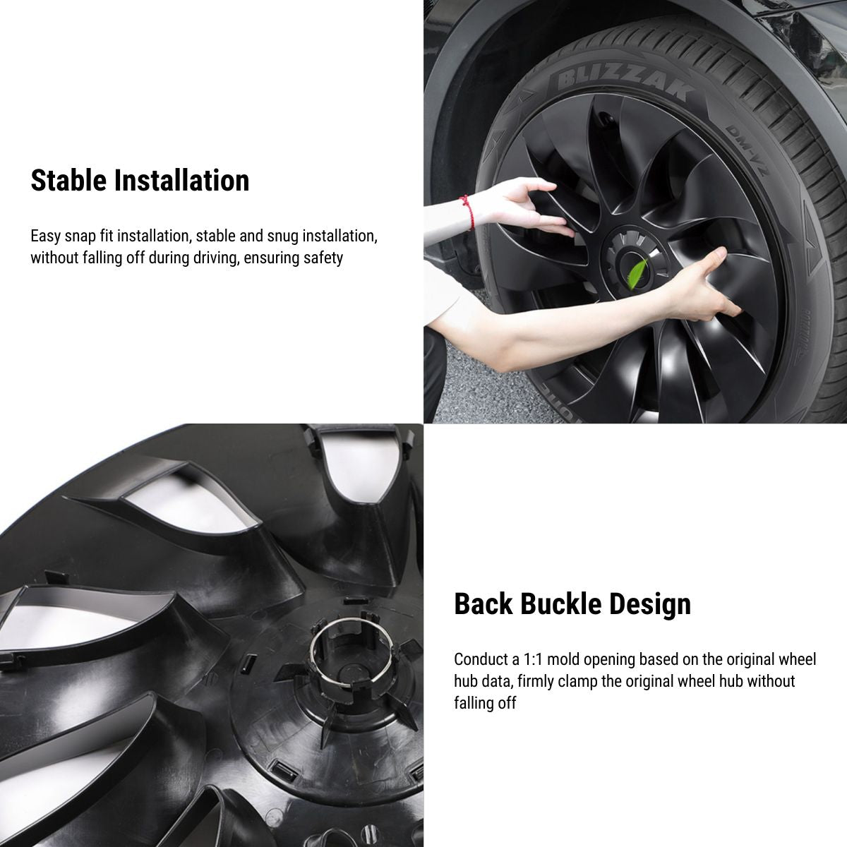 19″ Wheel Covers for Model 3 (4PCS)