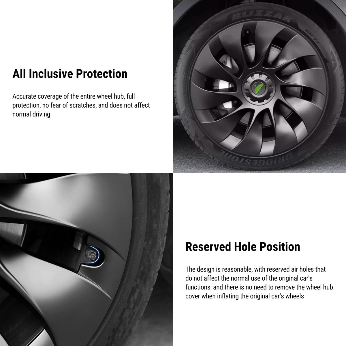 19″ Wheel Covers for Model 3 (4PCS)