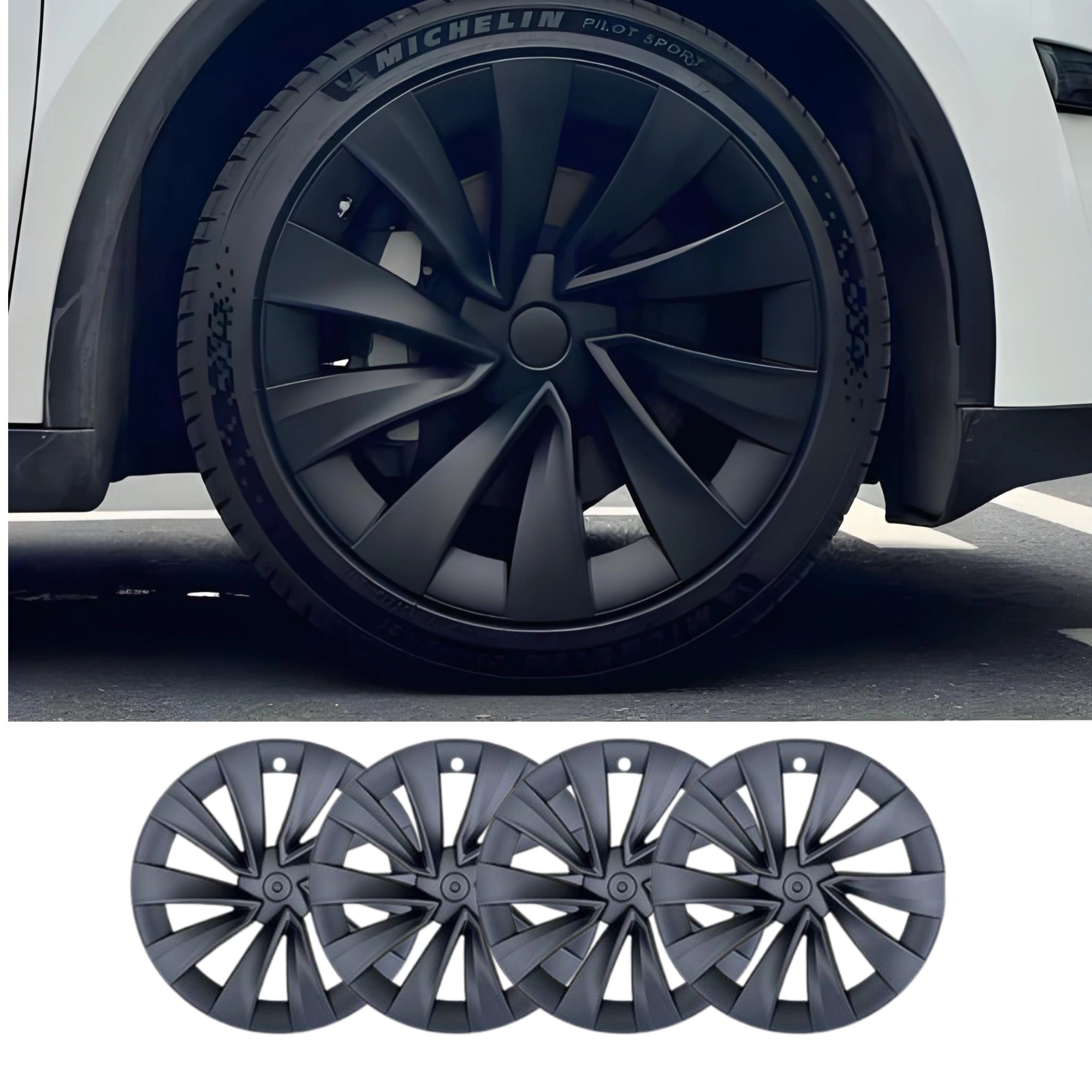 20″ Helix Wheel Covers for Model Y Juniper