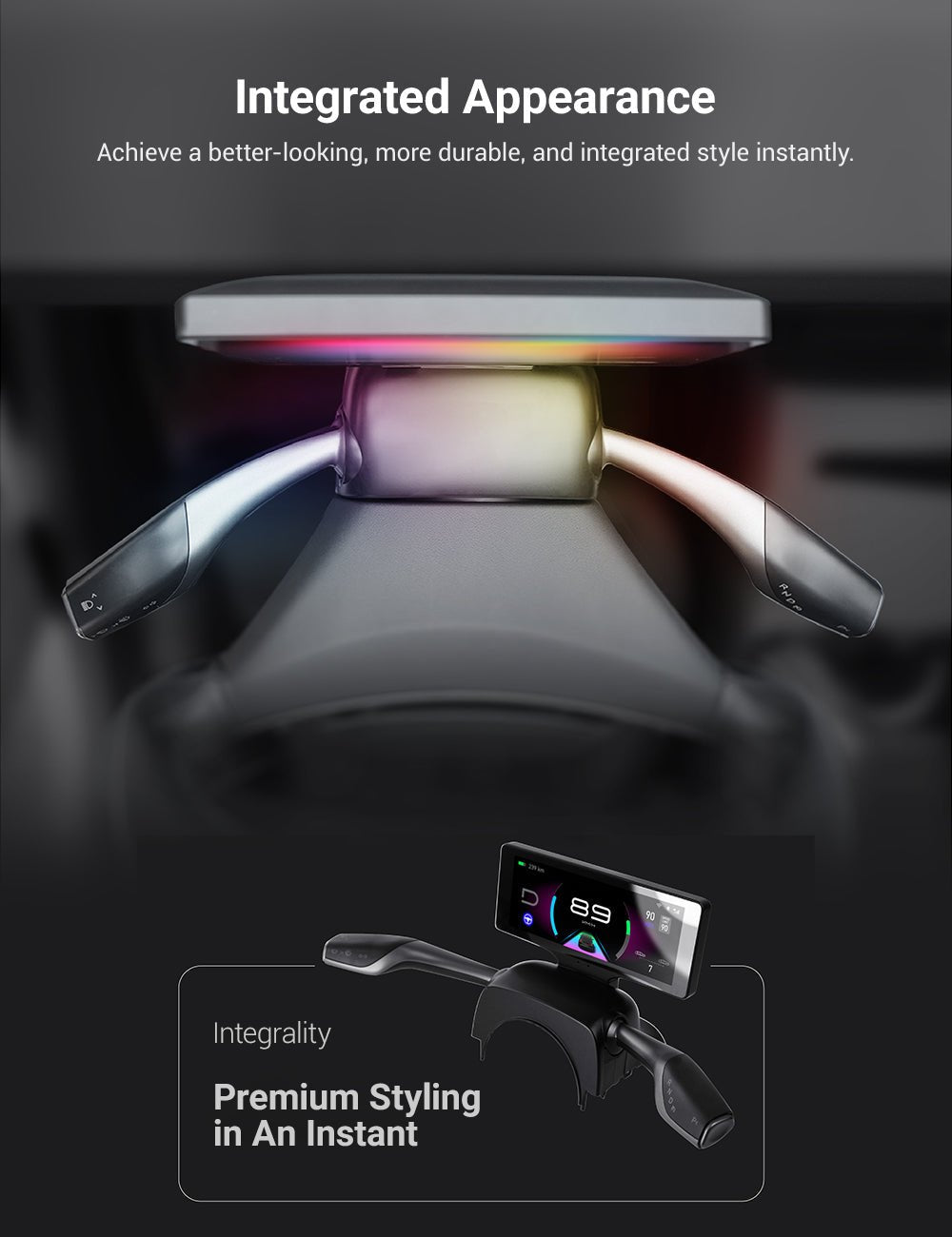 7′′ Gear Shift Touch Screen Dashboard Display for Model 3 Highland / Model Y Juniper
