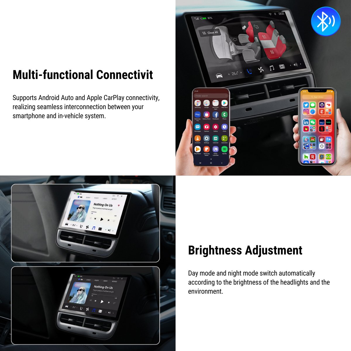 7" Rear Entertainment System for Model Y / 3