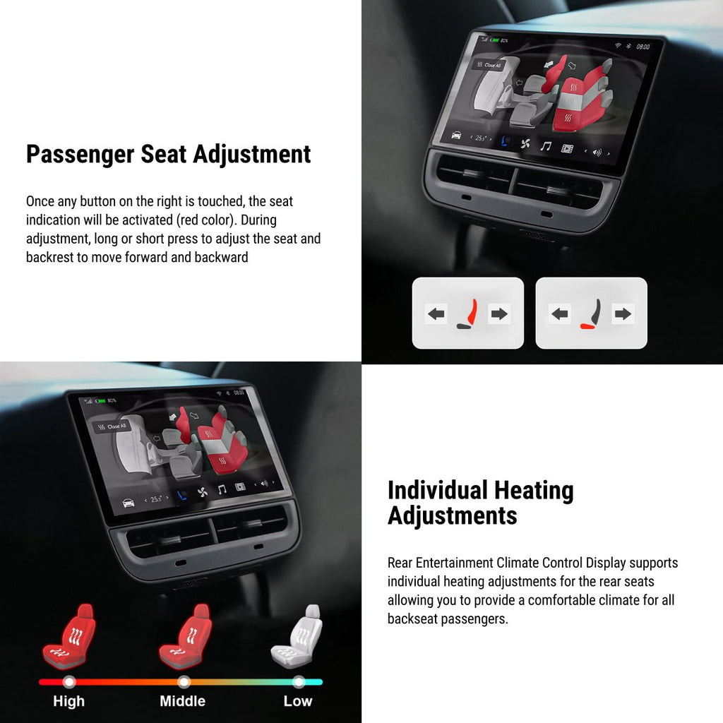 7" Rear Entertainment System for Model Y / 3