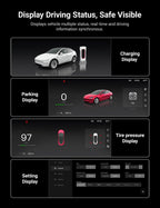 F9 Pro Screen Dashboard Display With Carplay & Android Auto for Model 3 / Model Y