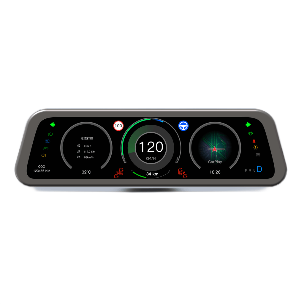 9.6 Inch Instrument Cluster Dashboard Display for Model 3 / Y