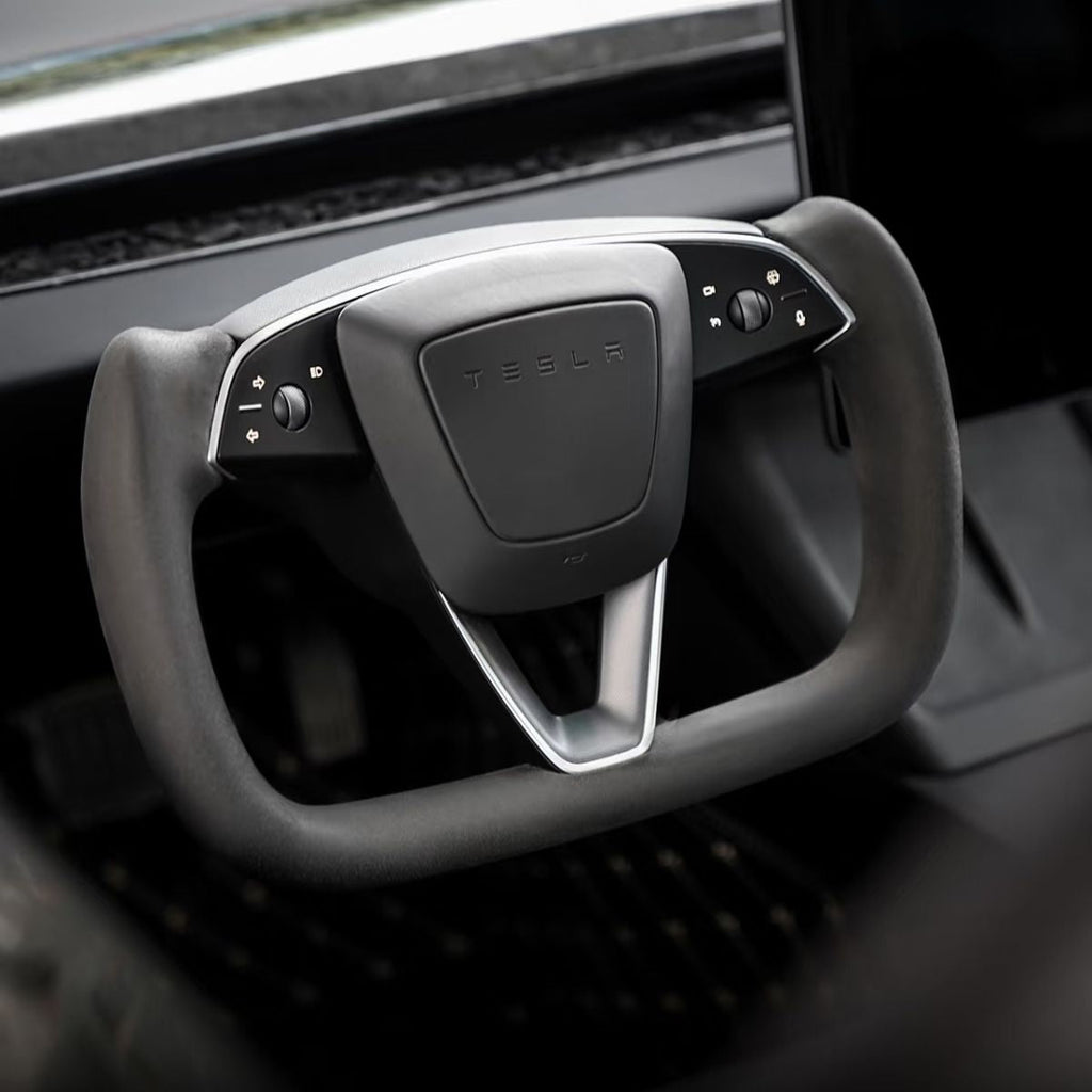 Alcantara Yoke Steering Wheel for Model 3 Highland & Model Y Juniper