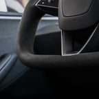 Alcantara Yoke Steering Wheel for Model 3 Highland & Model Y Juniper