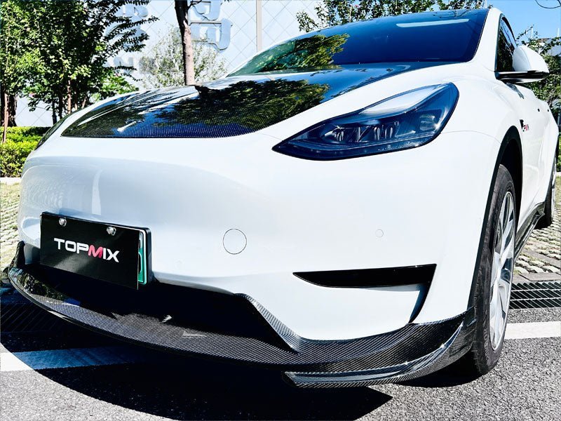 Carbon Fiber Front Lip Ver.2 for Tesla Model Y