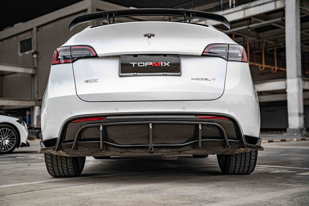 Carbon Fiber Rear Diffuser Ver.2 for Tesla Model Y