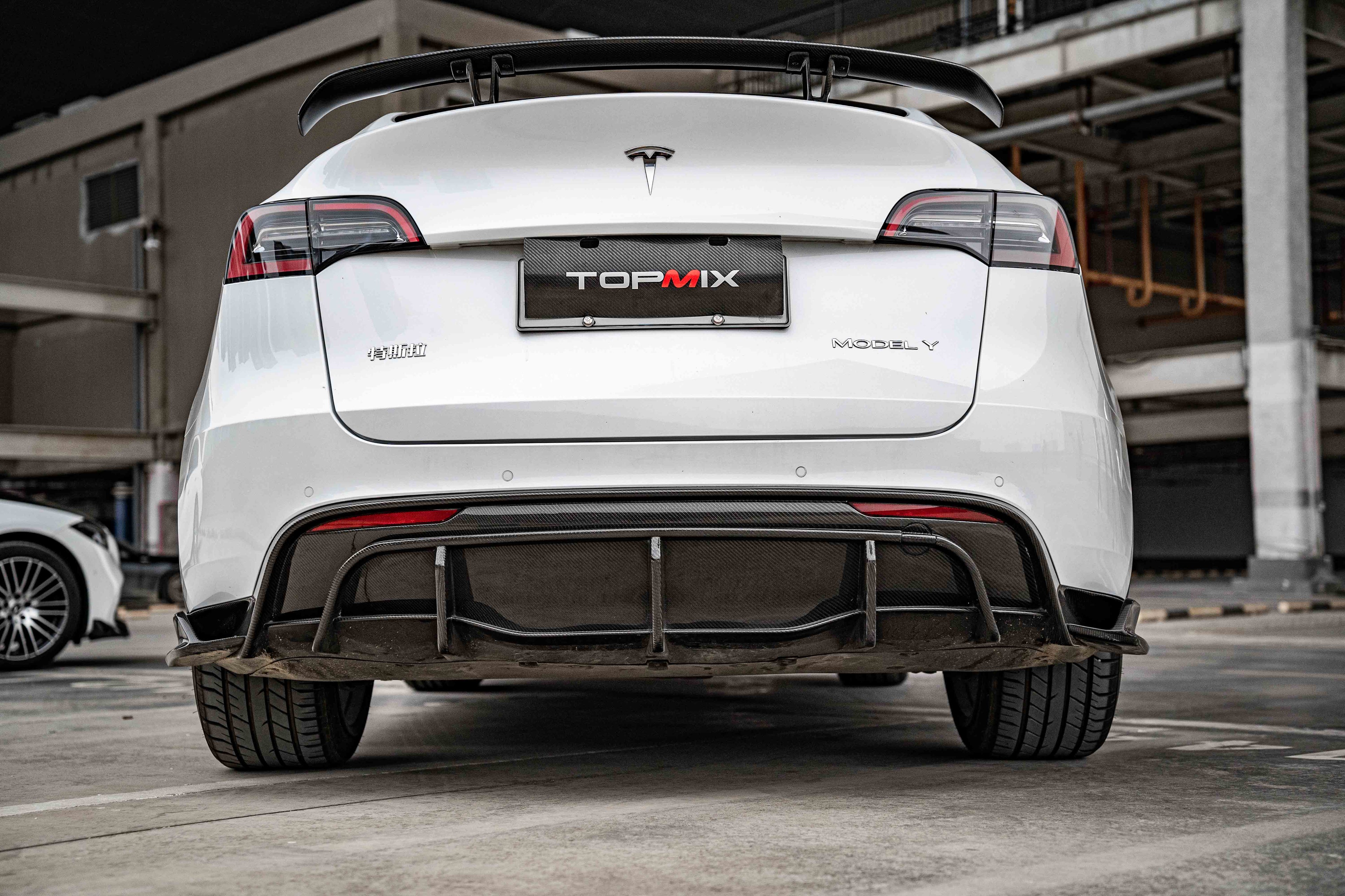 Carbon Fiber Rear Diffuser Ver.2 for Tesla Model Y