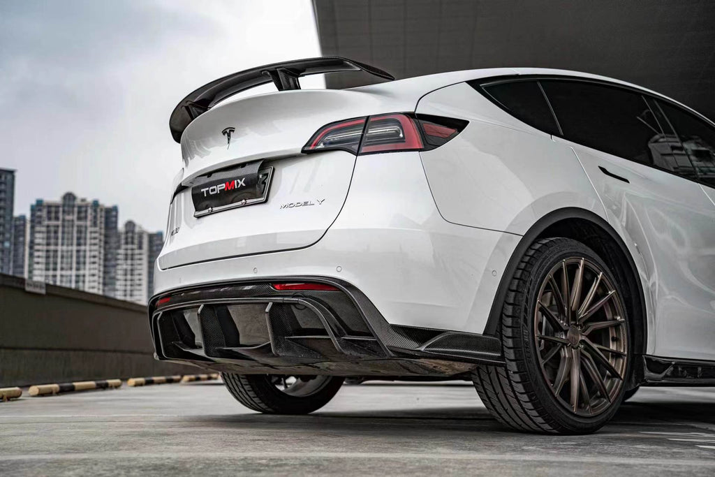 Carbon Fiber Rear Diffuser Ver.2 for Tesla Model Y