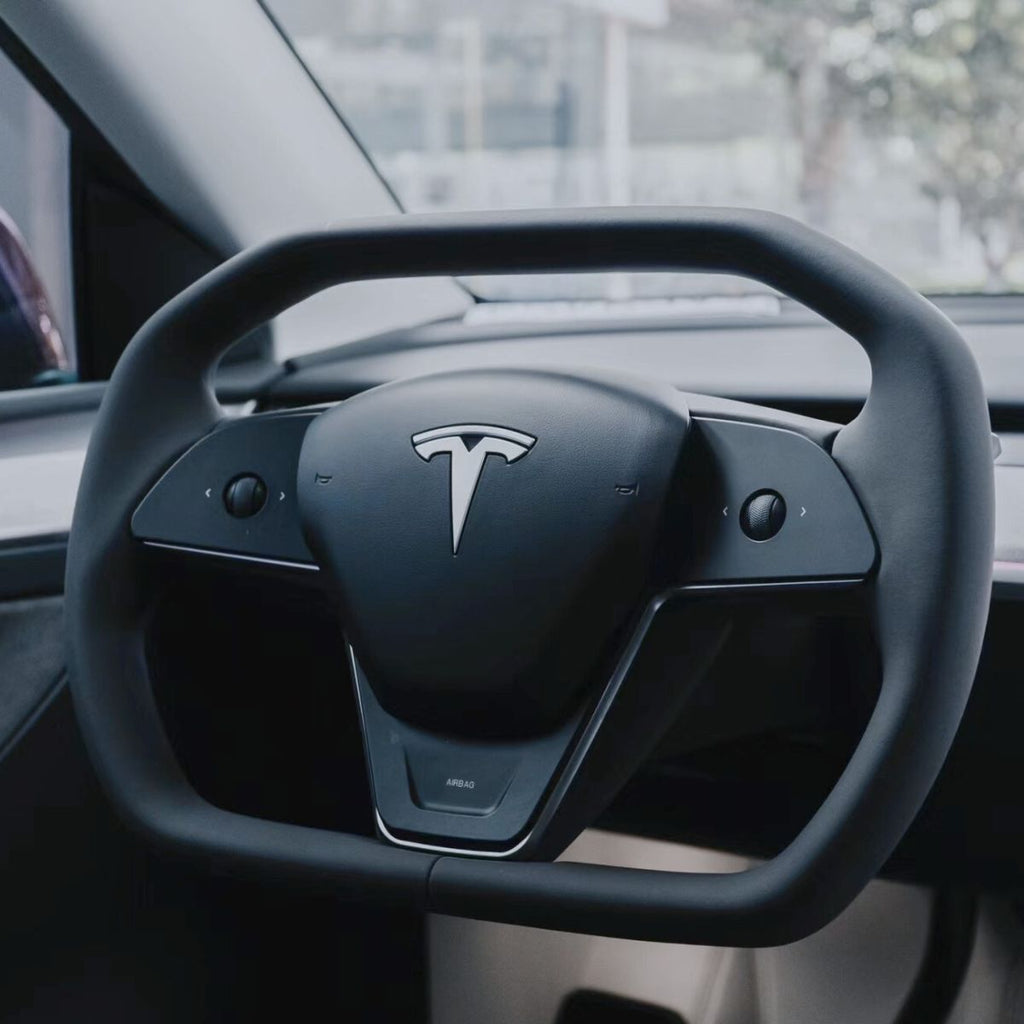 Cyber Steering Wheel for Tesla Model 3 / Y【Cybertruck Style】