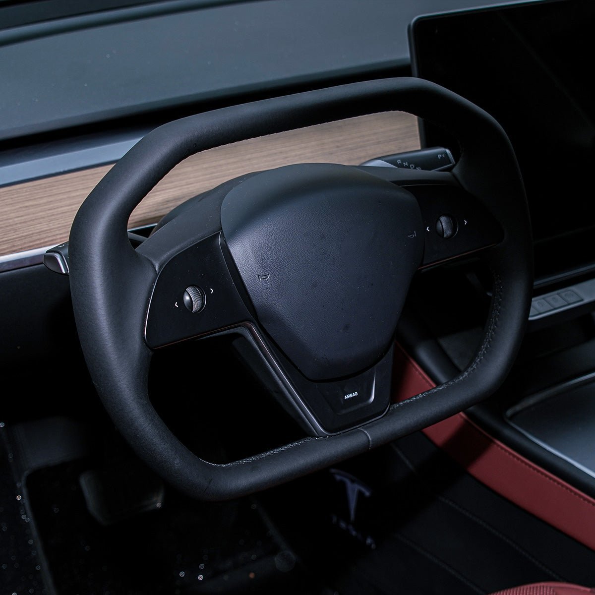 Cyber Steering Wheel for Tesla Model 3 / Y【Cybertruck Style】