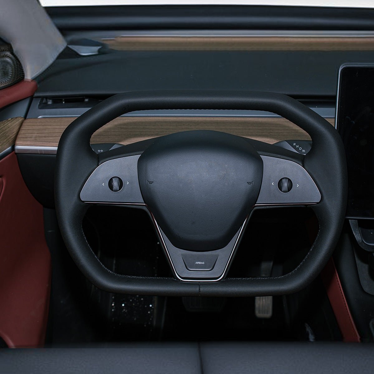 Cyber Steering Wheel for Tesla Model 3 / Y【Cybertruck Style】