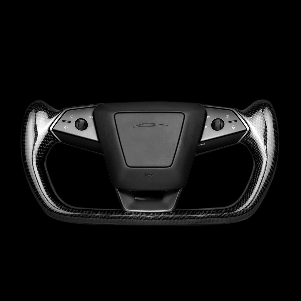 Cybertruck Carbon Fiber Yoke Steering Wheel