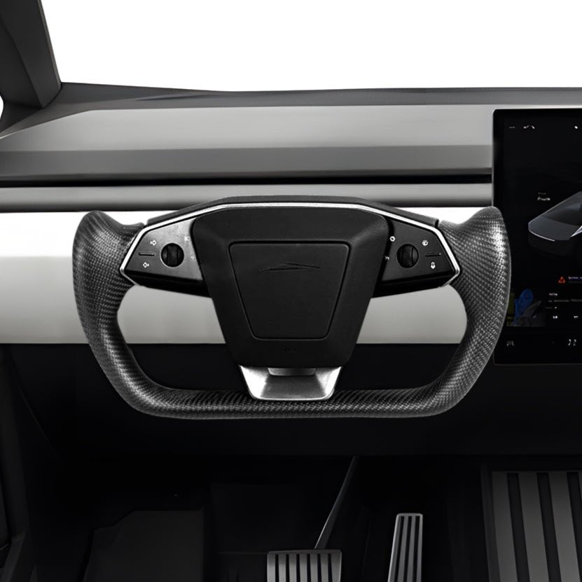 Cybertruck Carbon Fiber Yoke Steering Wheel