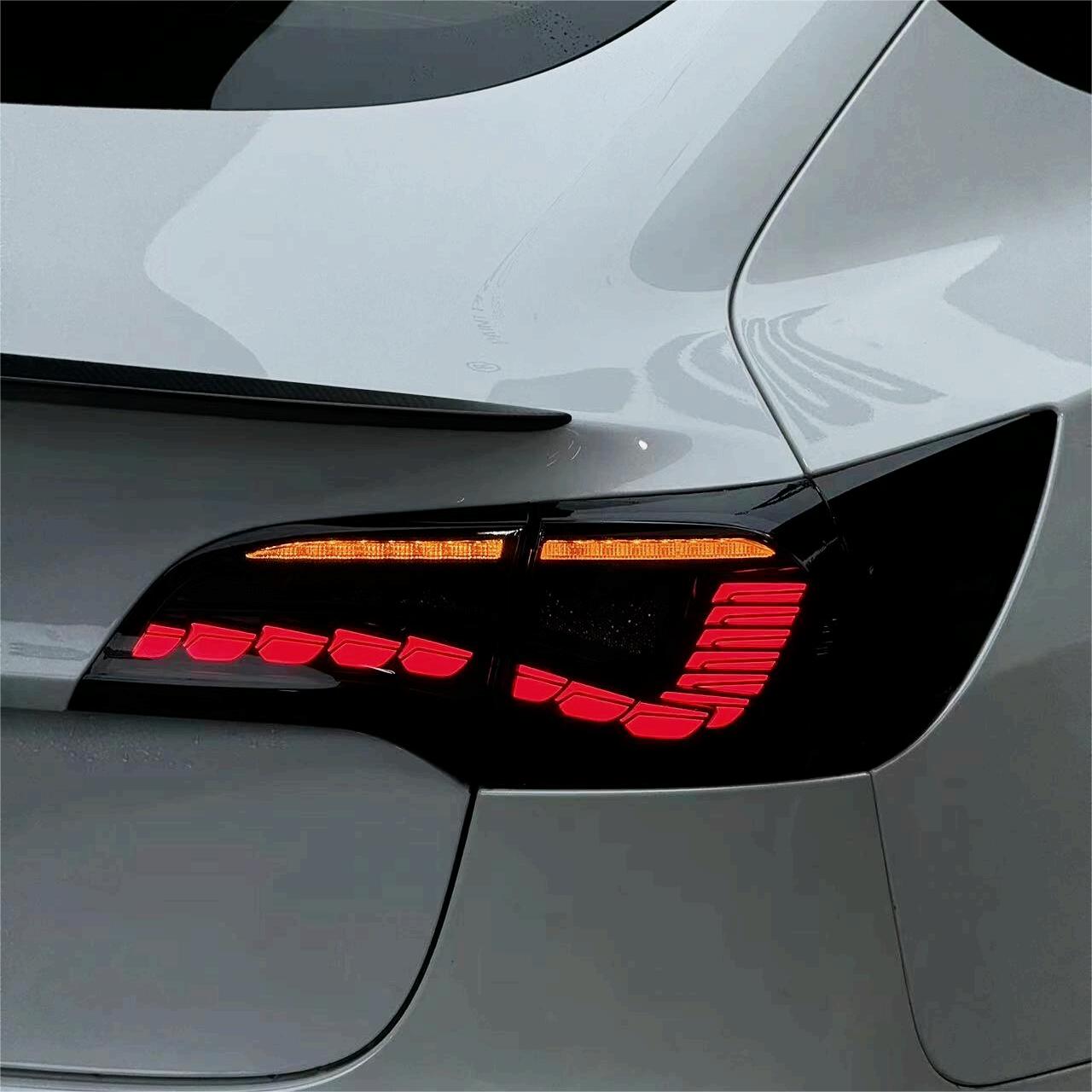 Dragon Scale Tail Lights for Model 3/Y