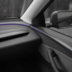 Dry Carbon Fiber Door Trim Cover for Tesla Model Y Juniper