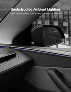 Dry Carbon Fiber Door Trim Cover for Tesla Model Y Juniper