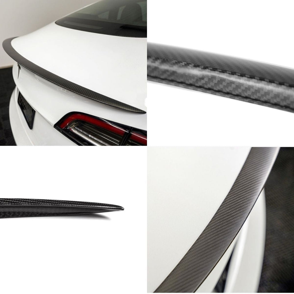 Spoiler Performance Style for Model Y / Model 3 Highland - Dry Carbon Fiber Exterior Mods
