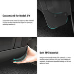 Hidden Form Mudflaps Kit for Model 3 Highland / Y (4PCS)