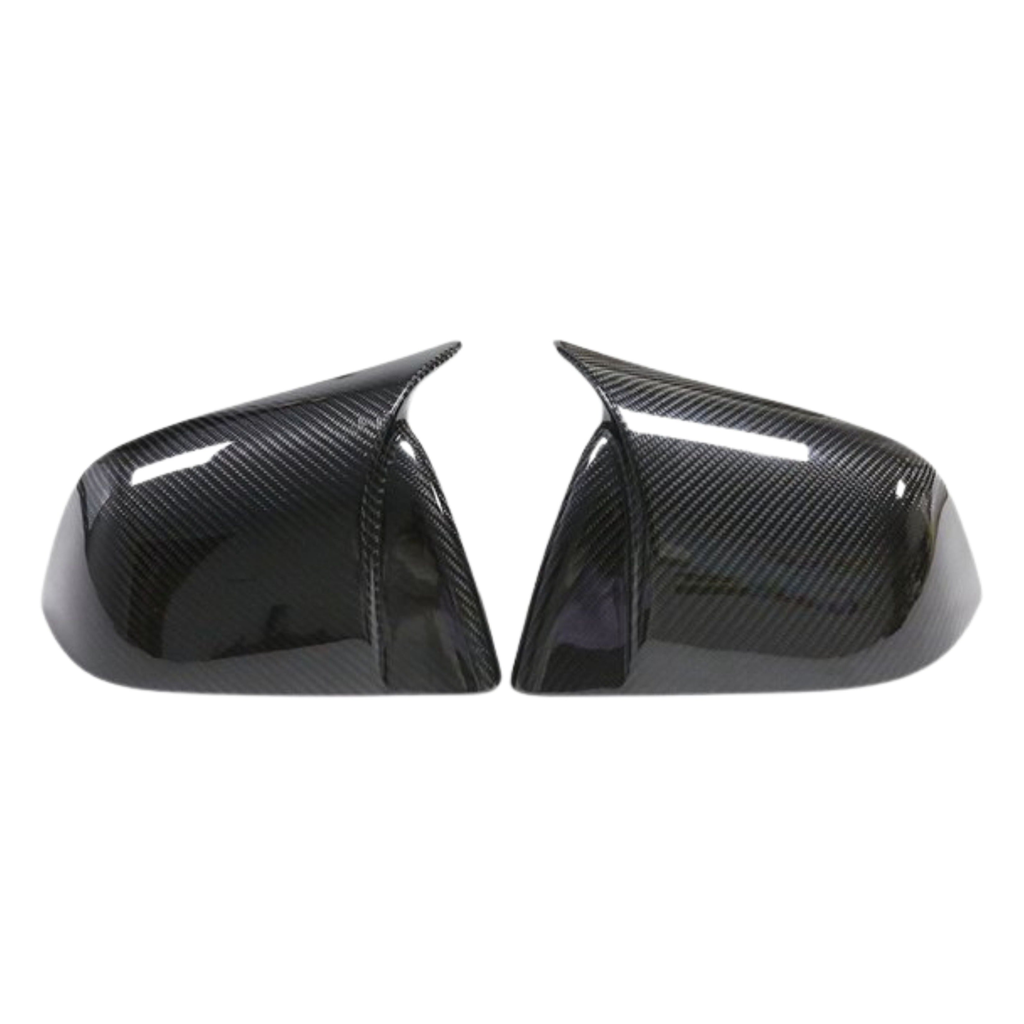 Mirror Caps for Model Y / 3 ( Sporty Style ) - Dry Carbon Fiber Exterior Mods