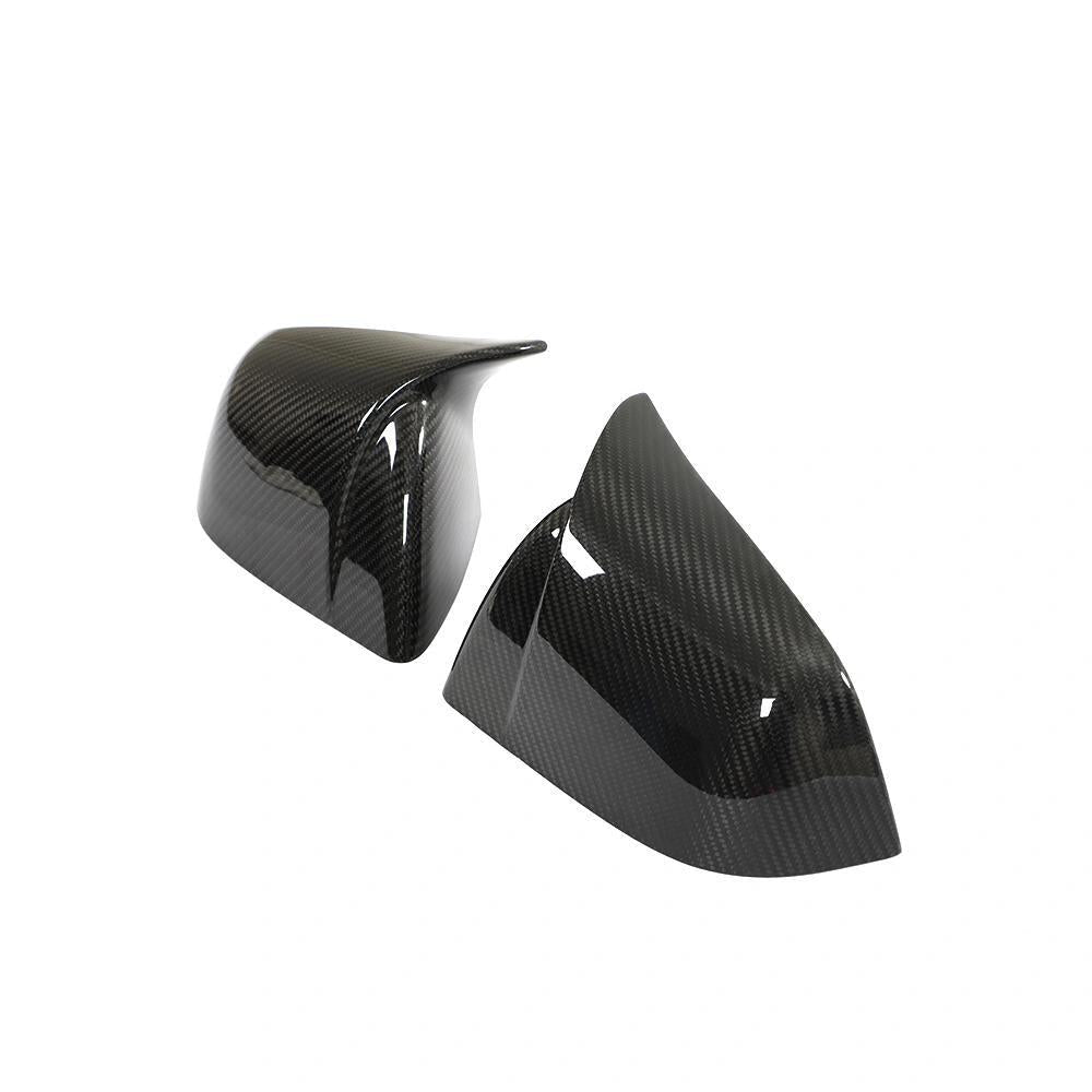 Mirror Caps for Model Y / 3 ( Sporty Style ) - Dry Carbon Fiber Exterior Mods