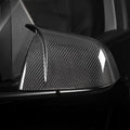 Mirror Caps for Model Y / 3 ( Sporty Style ) - Dry Carbon Fiber Exterior Mods