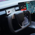 Model 3 Highland / Model Y Juniper Yoke Plaid Steering Wheel