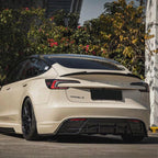 Model 3 Highland Rear Trunk Spoiler - Carbon Fiber Exterior Mods